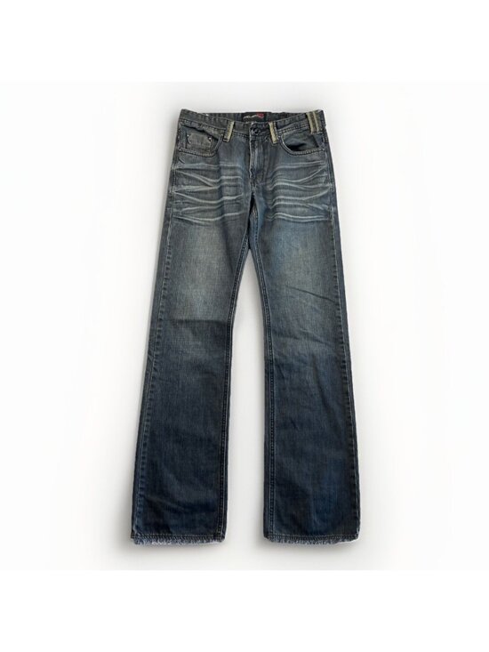 Projek Raw Other - Y2K Projek Raw Spirito Fresco Blue Denim Jeans Men Sz 30 Grunge Alt Bootcut